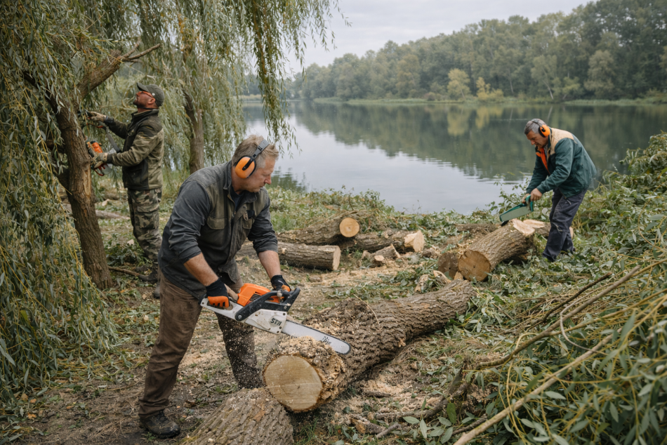 Депутат Михаил Барышников добился приостановки вырубки ив у Ольгиного пруда в Петергофе